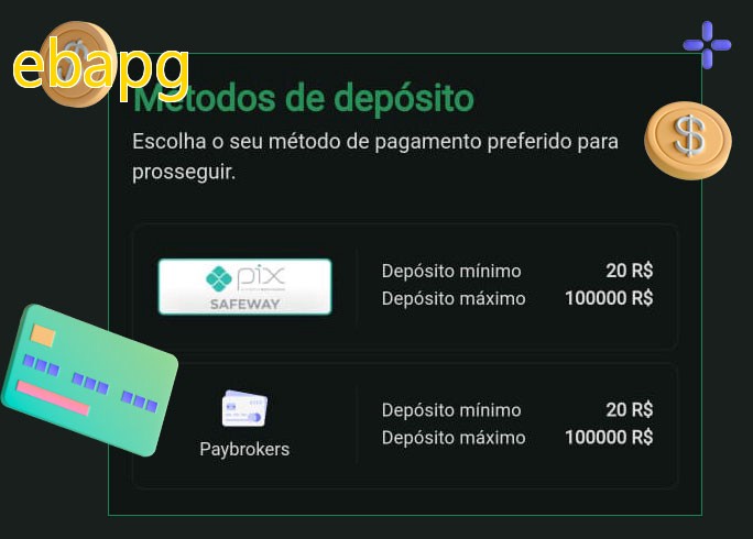 O cassino ebapgbet oferece uma grande variedade de métodos de pagamento